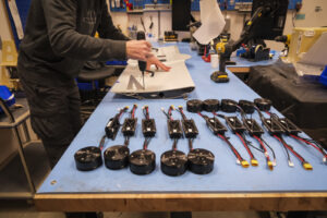 France, Toulouse, 2026-02-12. At Toulouse, the French company Delair designs and assembles the drones that the war in Uk