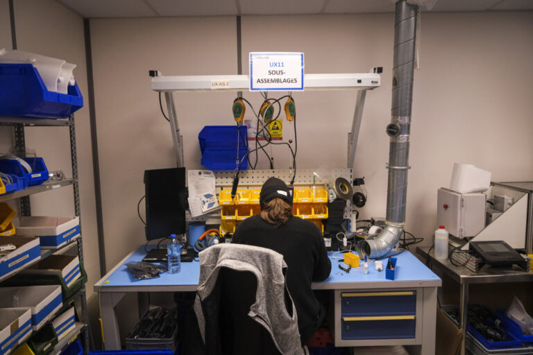 France, Toulouse, 2026-02-12. At Toulouse, the French company Delair designs and assembles the drones that the war in Uk