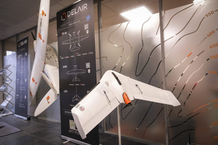 France, Toulouse, 2026-02-12. At Toulouse, the French company Delair designs and assembles the drones that the war in Uk