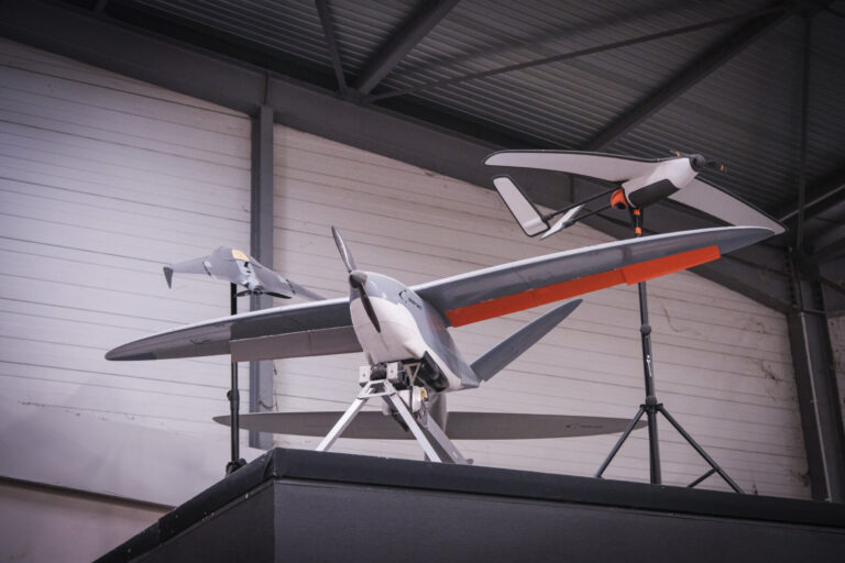 France, Toulouse, 2026-02-12. At Toulouse, the French company Delair designs and assembles the drones that the war in Uk