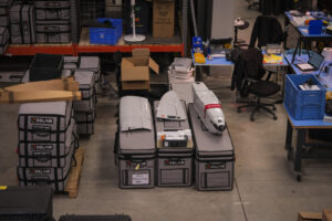 France, Toulouse, 2026-02-12. At Toulouse, the French company Delair designs and assembles the drones that the war in Uk