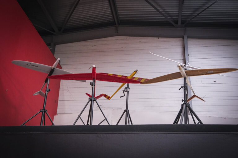 France, Toulouse, 2026-02-12. At Toulouse, the French company Delair designs and assembles the drones that the war in Uk