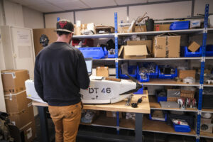 France, Toulouse, 2026-02-12. At Toulouse, the French company Delair designs and assembles the drones that the war in Uk