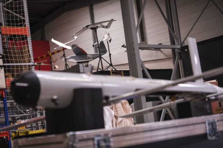 France, Toulouse, 2026-02-12. At Toulouse, the French company Delair designs and assembles the drones that the war in Uk
