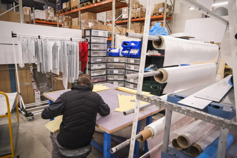 France, Toulouse, 2026-02-12. At Toulouse, the French company Delair designs and assembles the drones that the war in Uk