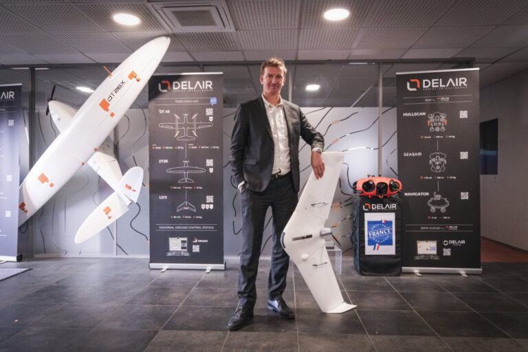 France, Toulouse, 2026-02-12. At Toulouse, the French company Delair designs and assembles the drones that the war in Uk