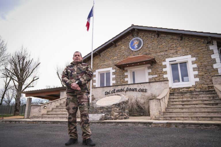 France, Gramat, 2026-03-03. Electronic detection dogs of the gendarmerie at the national dog training centre of Gramat, 