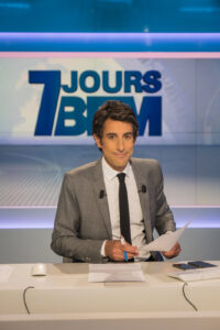 France, Paris, 2018-06-16. The BFM TV journalist Thomas Misrachi trains with the paratroopers of the French 11th parachu