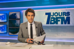 France, Paris, 2018-06-16. The BFM TV journalist Thomas Misrachi trains with the paratroopers of the French 11th parachu