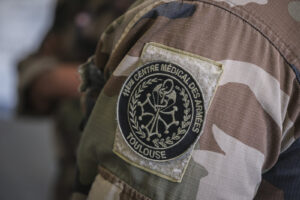 France, Toulouse, 2025-03-19. A war medicine demonstration day on the Francazal base near Toulouse, where army medical s