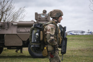 France, Toulouse, 2025-03-20. A war medicine demonstration day on the Francazal base near Toulouse, where army medical s