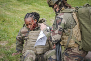 France, Toulouse, 2025-03-20. A war medicine demonstration day on the Francazal base near Toulouse, where army medical s