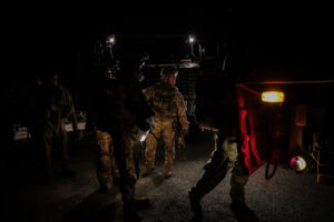 France, Castres, 2020-09-29. Eagle Volunteer, a joint exercise in September 2020 in which French marine infantry paratro