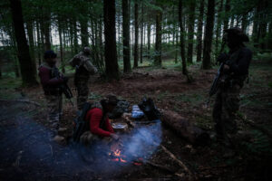 France, Castres, 2020-09-29. Eagle Volunteer, a joint exercise in September 2020 in which French marine infantry paratro