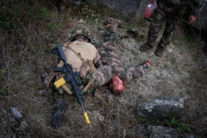 France, Castres, 2020-09-29. Eagle Volunteer, a joint exercise in September 2020 in which French marine infantry paratro