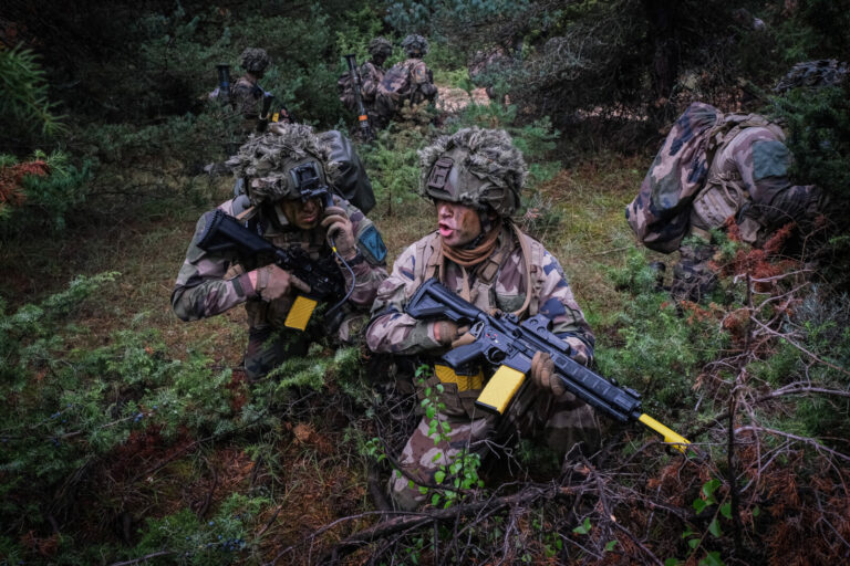 France, Castres, 2020-09-28. Eagle Volunteer, a joint exercise in September 2020 in which French marine infantry paratro