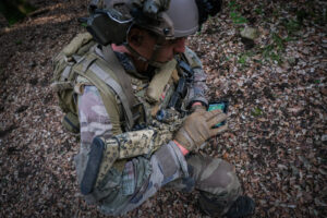 France, Castres, 2020-09-29. Eagle Volunteer, a joint exercise in September 2020 in which French marine infantry paratro