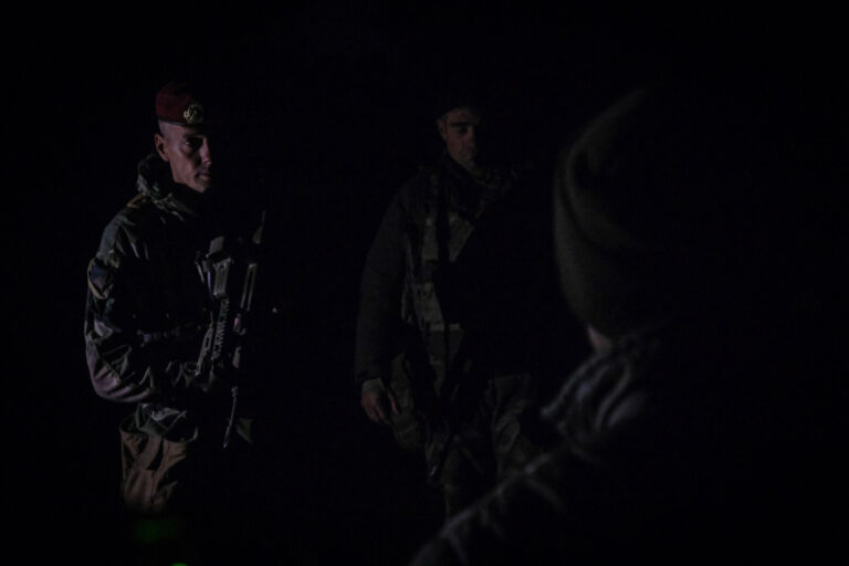 France, Castres, 2020-09-30. Eagle Volunteer, a joint exercise in September 2020 in which French marine infantry paratro