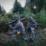 France, Castres, 2020-09-30. Eagle Volunteer, a joint exercise in September 2020 in which French marine infantry paratro