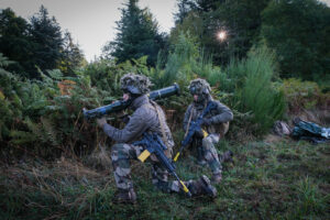 France, Castres, 2020-09-30. Eagle Volunteer, a joint exercise in September 2020 in which French marine infantry paratro