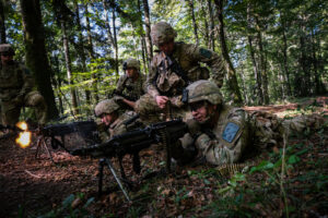 France, Castres, 2020-09-30. Eagle Volunteer, a joint exercise in September 2020 in which French marine infantry paratro