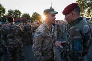 France, Castres, 2020-09-30. Eagle Volunteer, a joint exercise in September 2020 in which French marine infantry paratro