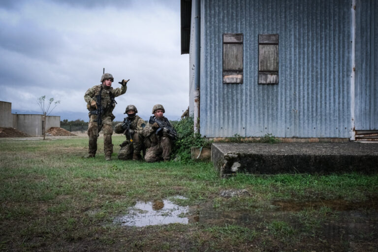 France, Castres, 2020-09-28. Eagle Volunteer, a joint exercise in September 2020 in which French marine infantry paratro