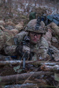 France, Toulouse, 2018-02-08. Exercise Acinonyx in February 2018, a full scale rehearsal by French paratroopers of the 1