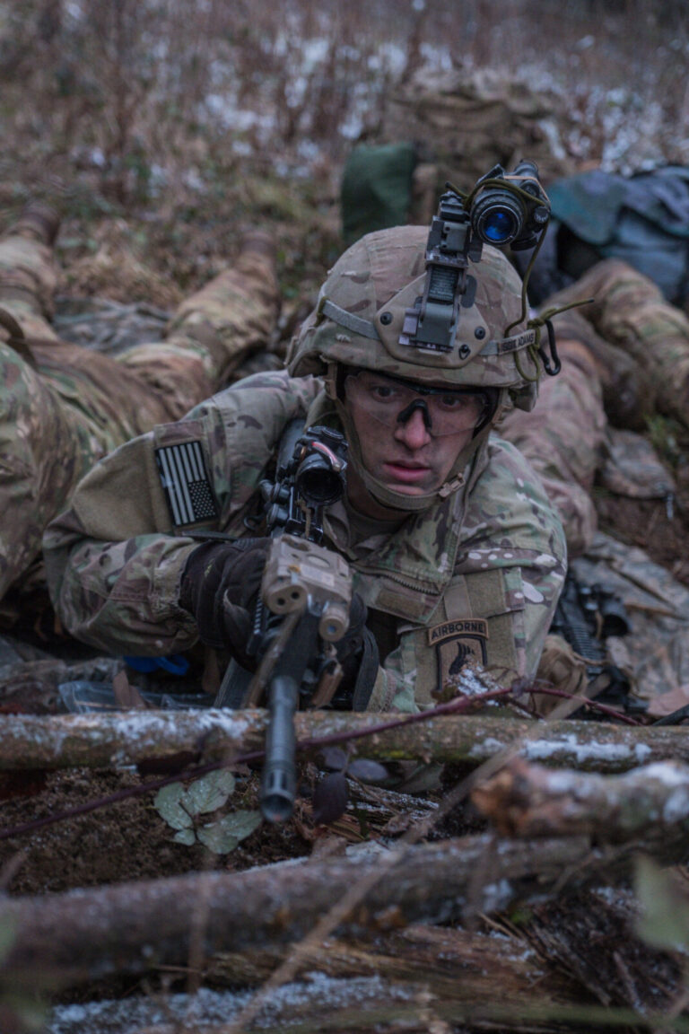 France, Toulouse, 2018-02-08. Exercise Acinonyx in February 2018, a full scale rehearsal by French paratroopers of the 1