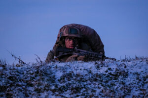France, Toulouse, 2018-02-09. Exercise Acinonyx in February 2018, a full scale rehearsal by French paratroopers of the 1
