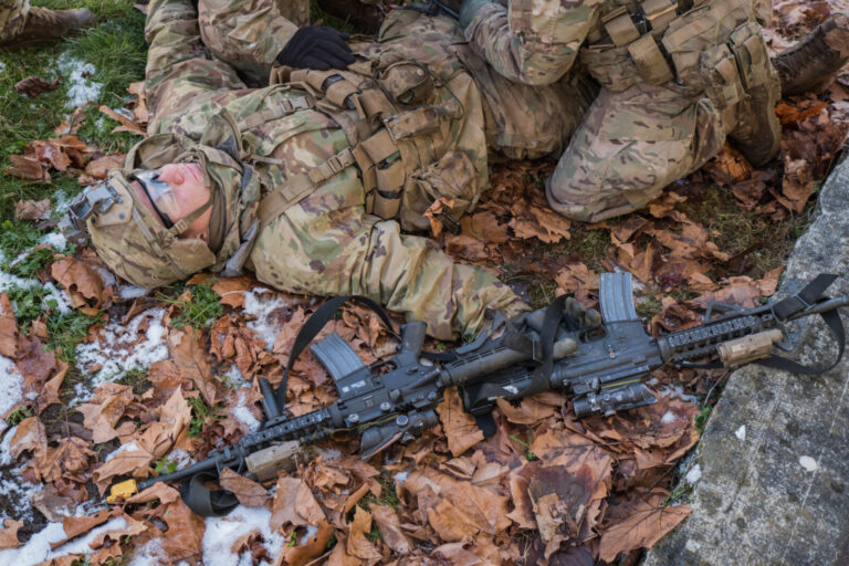 France, Toulouse, 2018-02-09. Exercise Acinonyx in February 2018, a full scale rehearsal by French paratroopers of the 1