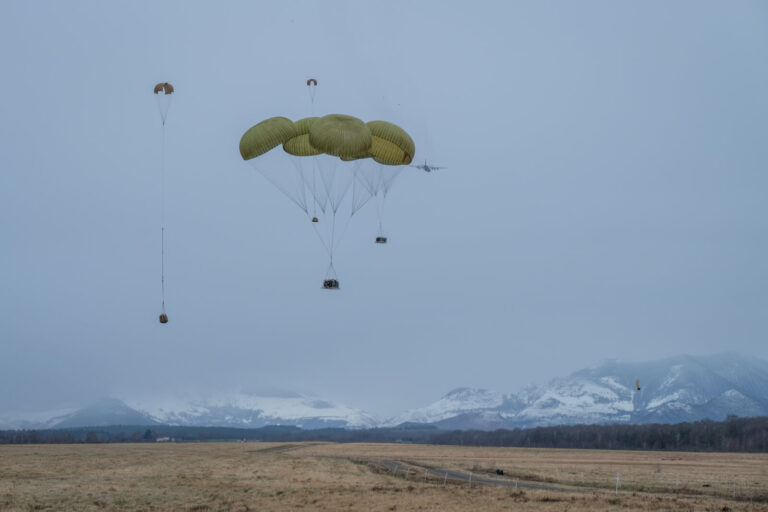 France, Toulouse, 2018-02-09. Exercise Acinonyx in February 2018, a full scale rehearsal by French paratroopers of the 1