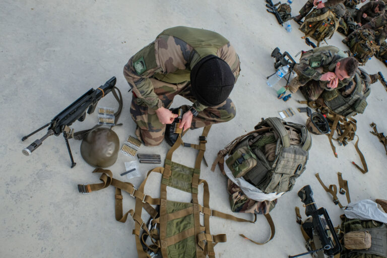 France, Toulouse, 2018-02-07. Exercise Acinonyx in February 2018, a full scale rehearsal by French paratroopers of the 1