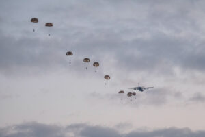 France, Toulouse, 2018-02-07. Exercise Acinonyx in February 2018, a full scale rehearsal by French paratroopers of the 1