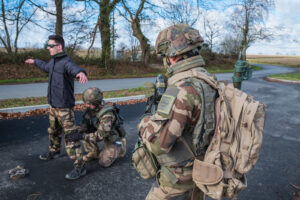 France, Toulouse, 2018-02-10. Exercise Acinonyx in February 2018, a full scale rehearsal by French paratroopers of the 1
