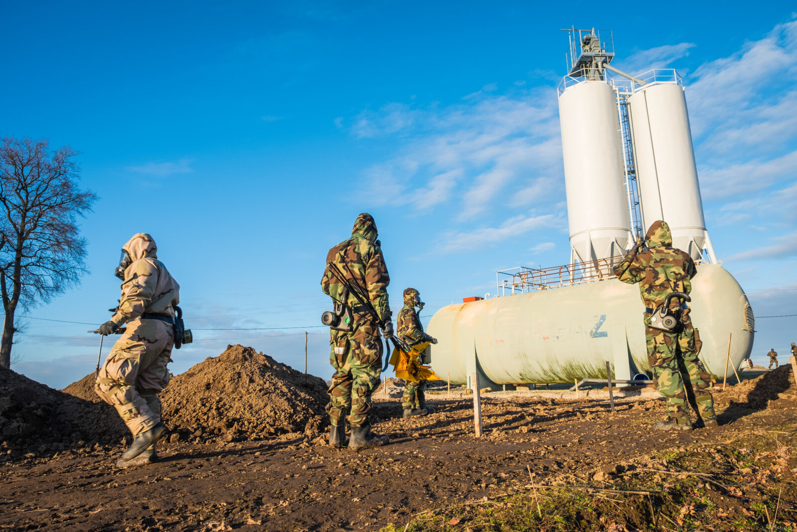 France, Toulouse, 2018-02-10. Exercise Acinonyx in February 2018, a full scale rehearsal by French paratroopers of the 1