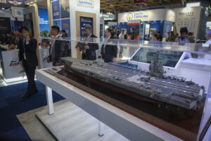 France, Paris, 2025-06-17. Second day of the 55th Paris air show at Le Bourget, the day after the French government had 