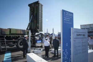 France, Paris, 2025-06-17. Second day of the 55th Paris air show at Le Bourget, the day after the French government had 