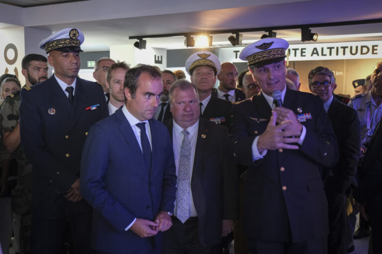 France, Paris, 2025-06-17. Second day of the 55th Paris air show at Le Bourget, the day after the French government had 