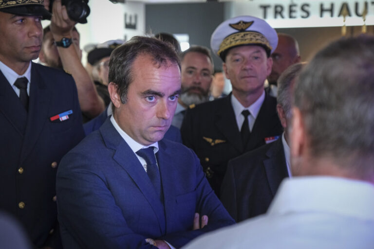 France, Paris, 2025-06-17. Second day of the 55th Paris air show at Le Bourget, the day after the French government had 