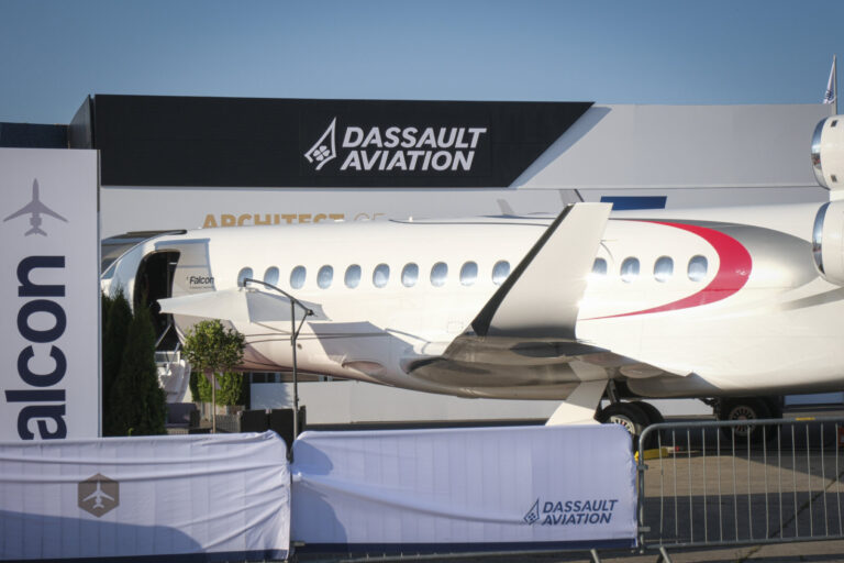 France, Paris, 2025-06-19. The 55th Paris air show at Le Bourget, in June 2025, where the aerospace and defence industry
