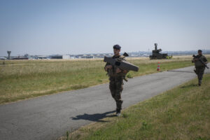 France, Paris, 2025-06-19. The 55th Paris air show at Le Bourget, in June 2025, where the aerospace and defence industry