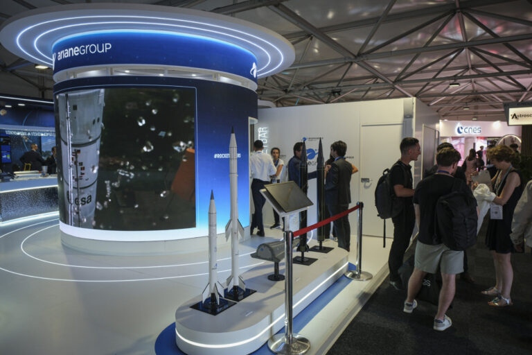 France, Paris, 2025-06-19. The 55th Paris air show at Le Bourget, in June 2025, where the aerospace and defence industry