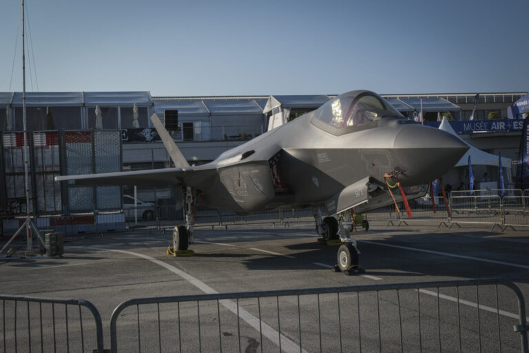 France, Paris, 2025-06-19. The 55th Paris air show at Le Bourget, in June 2025, where the aerospace and defence industry
