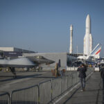 France, Paris, 2025-06-19. The 55th Paris air show at Le Bourget, in June 2025, where the aerospace and defence industry