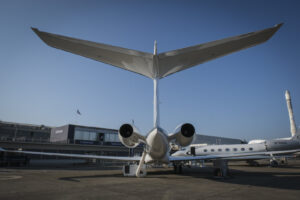 France, Paris, 2025-06-19. The 55th Paris air show at Le Bourget, in June 2025, where the aerospace and defence industry