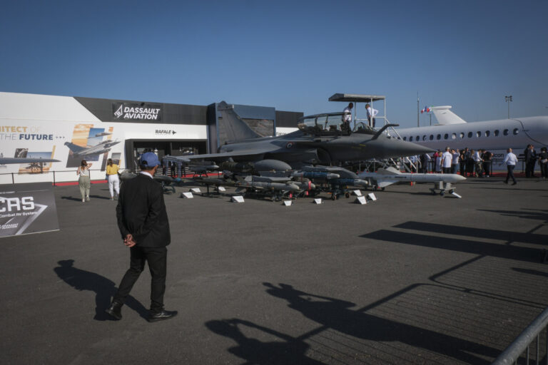 France, Paris, 2025-06-19. The 55th Paris air show at Le Bourget, in June 2025, where the aerospace and defence industry