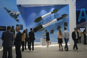 France, Paris, 2025-06-19. The 55th Paris air show at Le Bourget, in June 2025, where the aerospace and defence industry