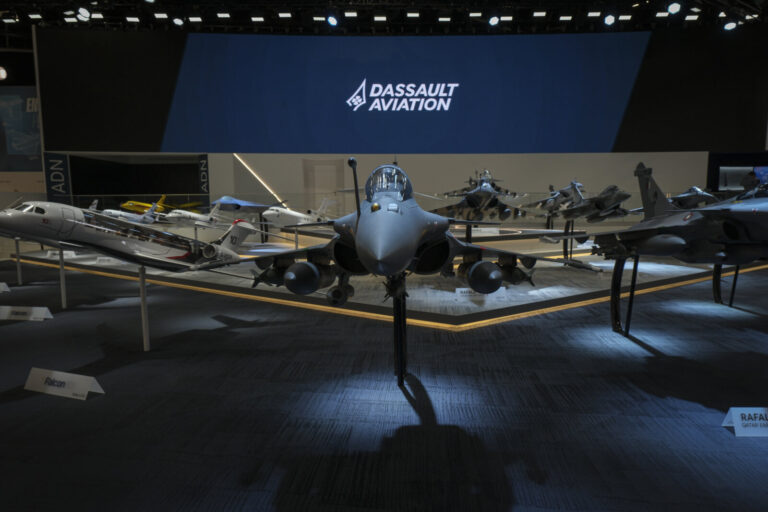 France, Paris, 2025-06-19. The 55th Paris air show at Le Bourget, in June 2025, where the aerospace and defence industry