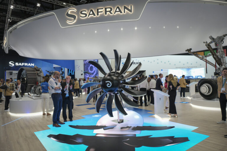 France, Paris, 2025-06-19. The 55th Paris air show at Le Bourget, in June 2025, where the aerospace and defence industry